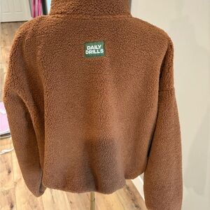 Daily Drills Tan Sherpa Outerwear